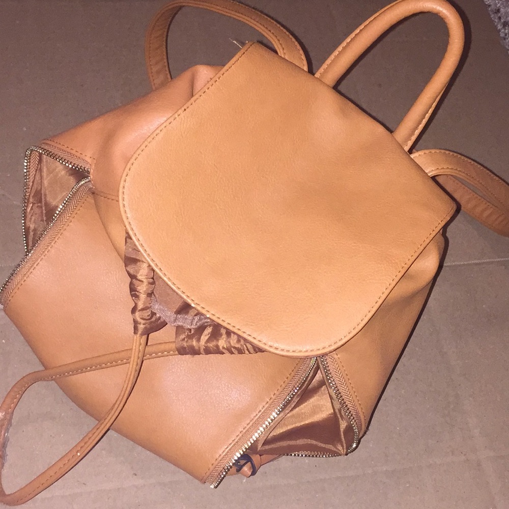 Brown Travel Backpack/Purse